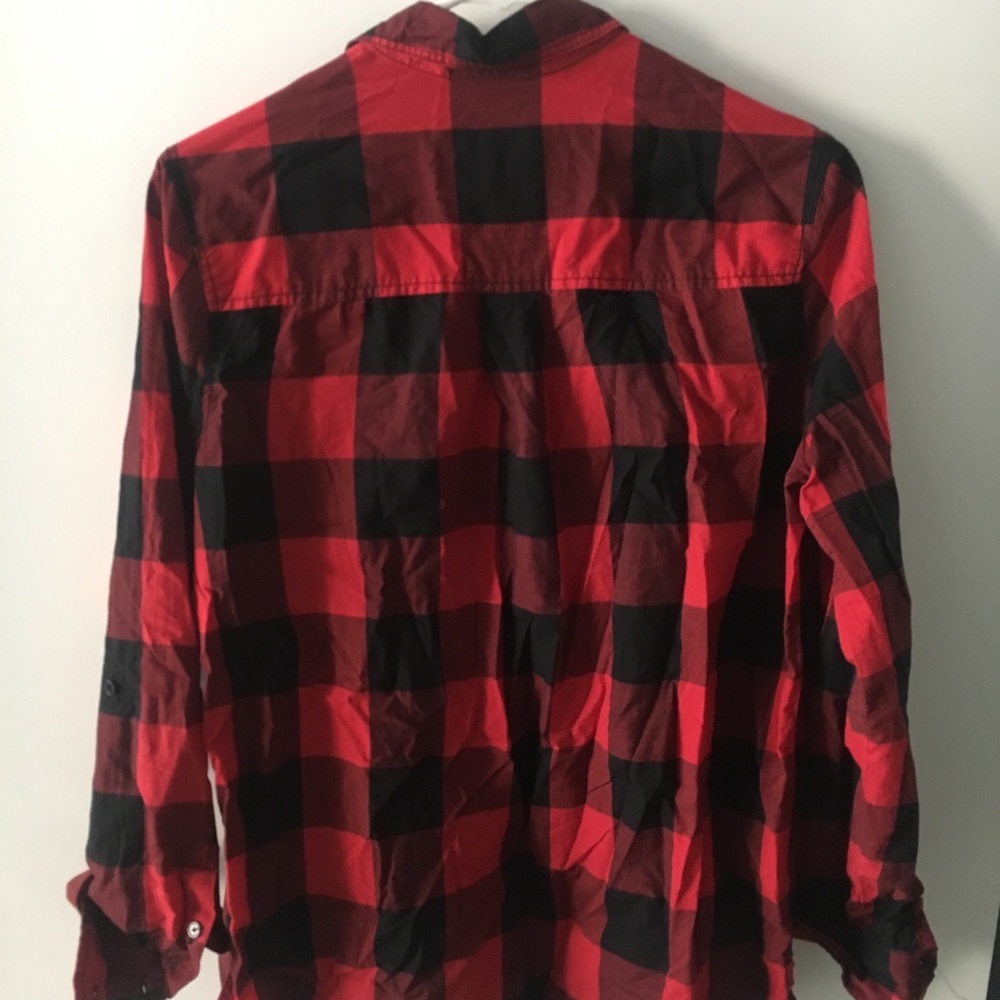 Express Red Buffalo Check Button-Down - image 3